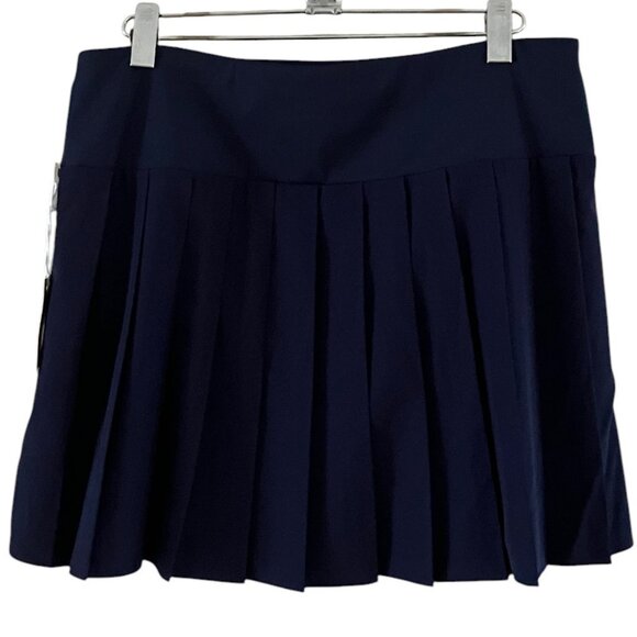 Tommy Bahama Everyday Active Pleated Skort Navy Blue Women’s L NWT - Picture 2 of 10